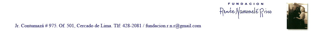 Fundaci&oacute;n Ren&eacute;e Navarrete Risco - Principal